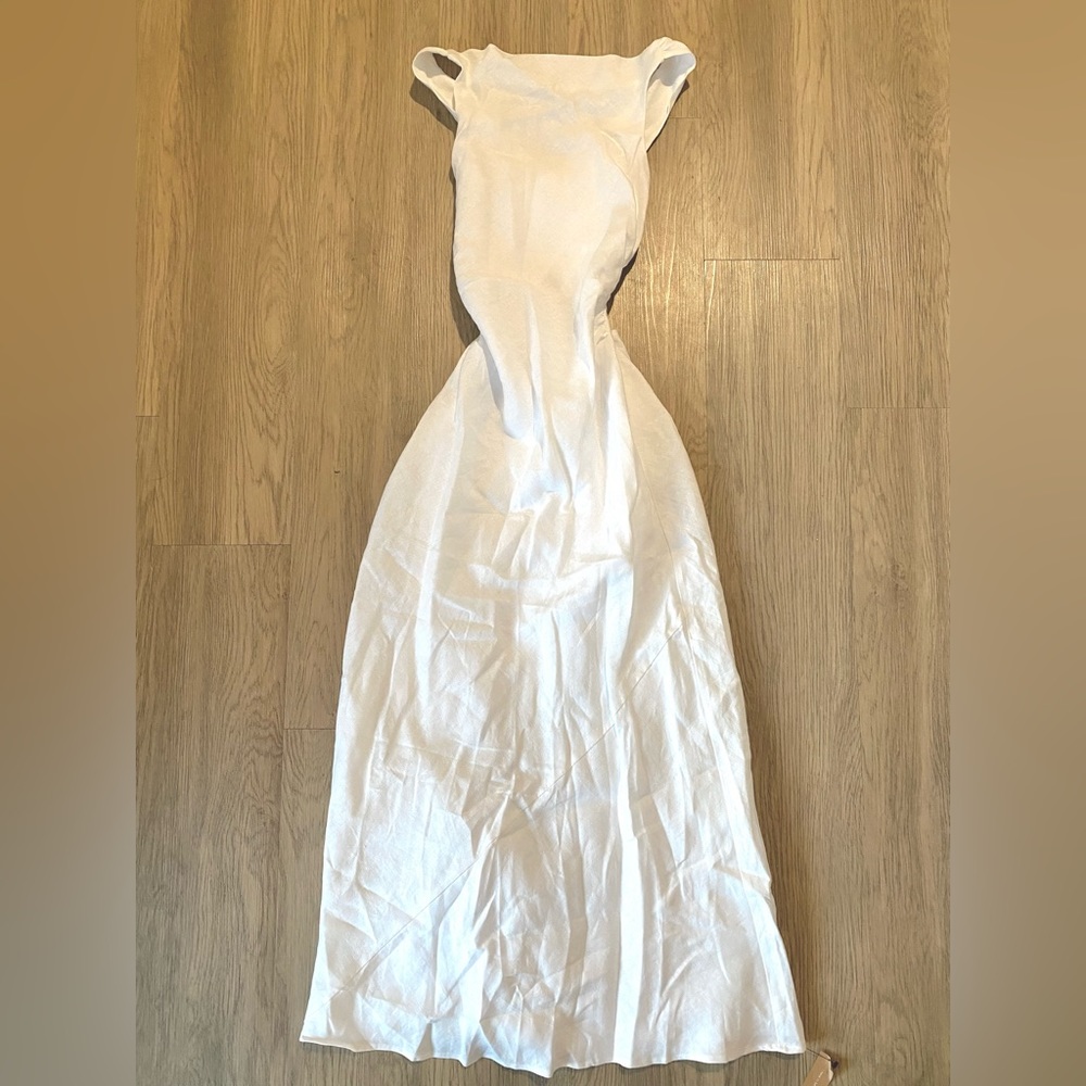 Reformation Casette Linen Dress